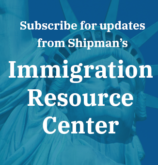 Subscribe for updates from Shipman's Immigration Resource Center